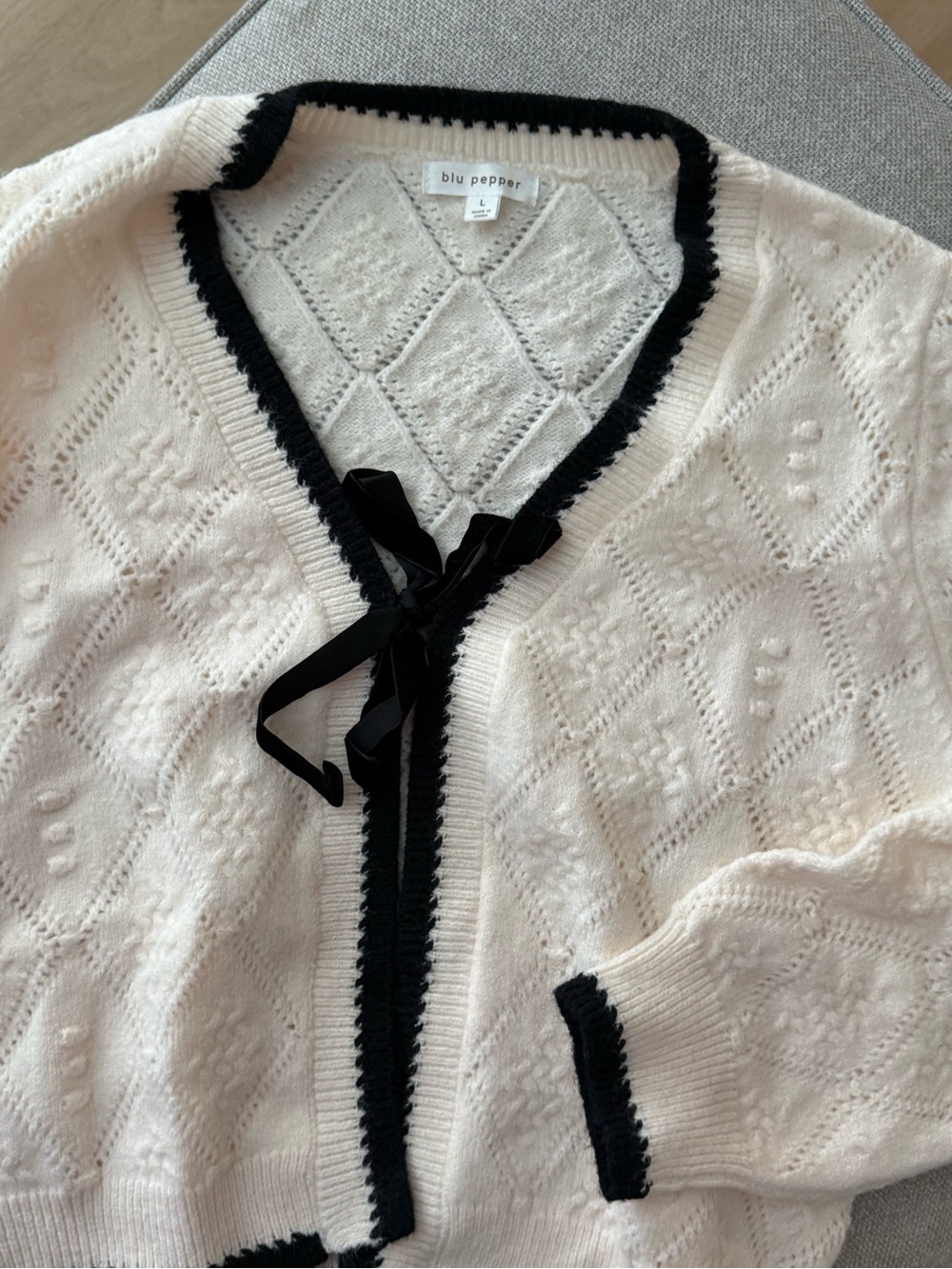Tie Sweater